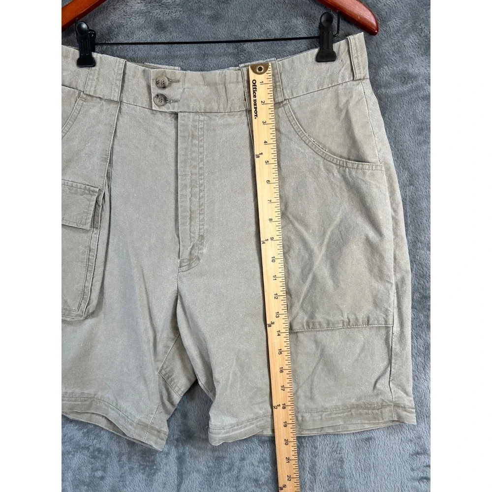 Banana Republic Safari Vintage Shorts Mens 36x7 Khaki Cotton Mill Valley 80's